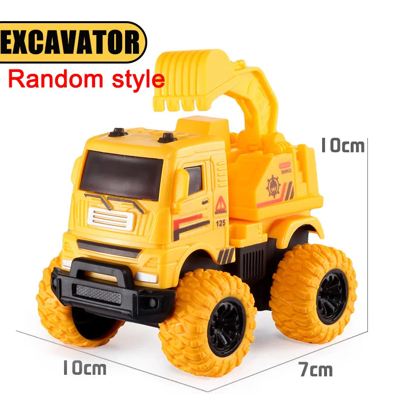 Pull Back Inertial Rotation Car – 4WD Off-Road SUV Racing Toy