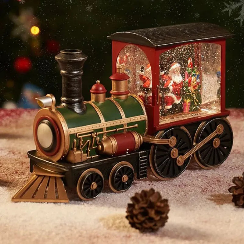 Christmas Train Music Box