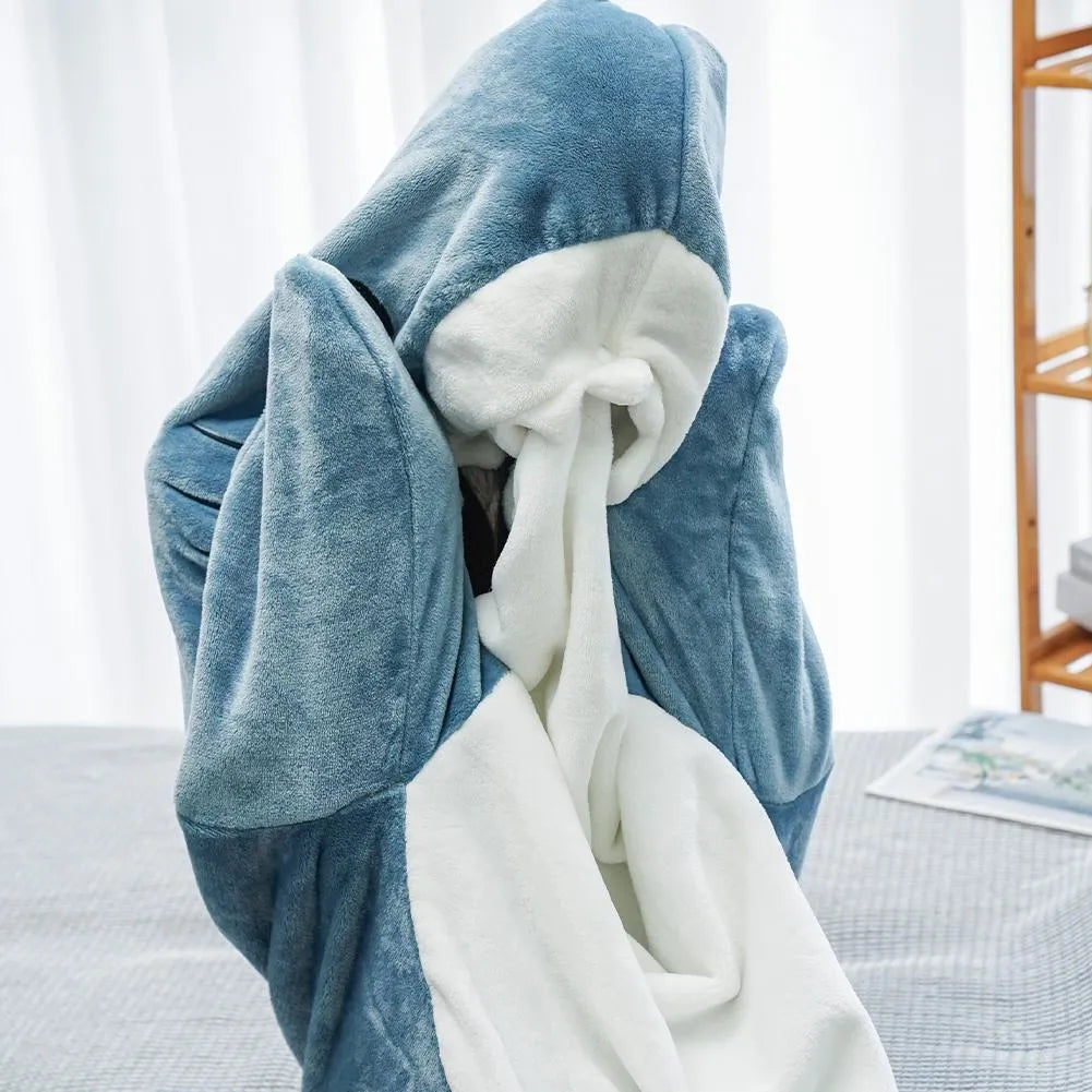 Cartoon Shark Sleeping Bag Pajamas