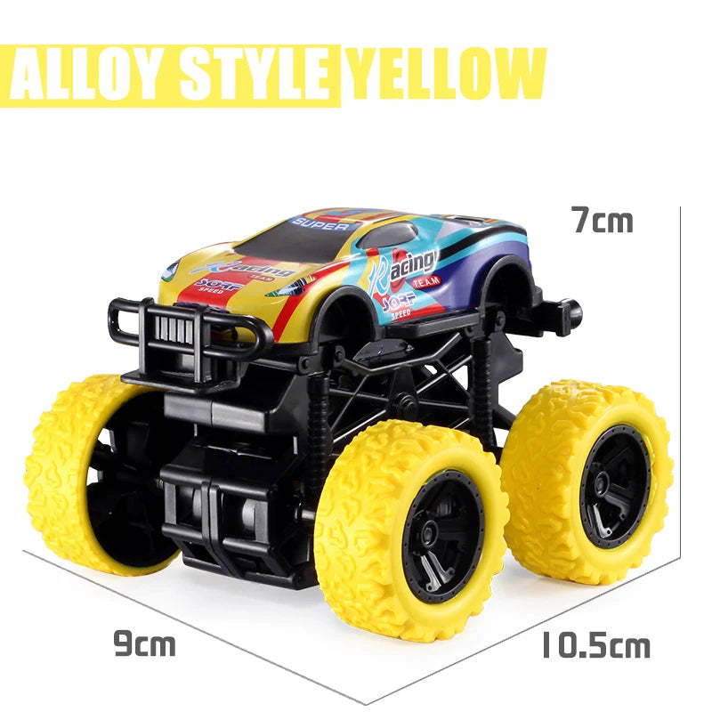 Pull Back Inertial Rotation Car – 4WD Off-Road SUV Racing Toy