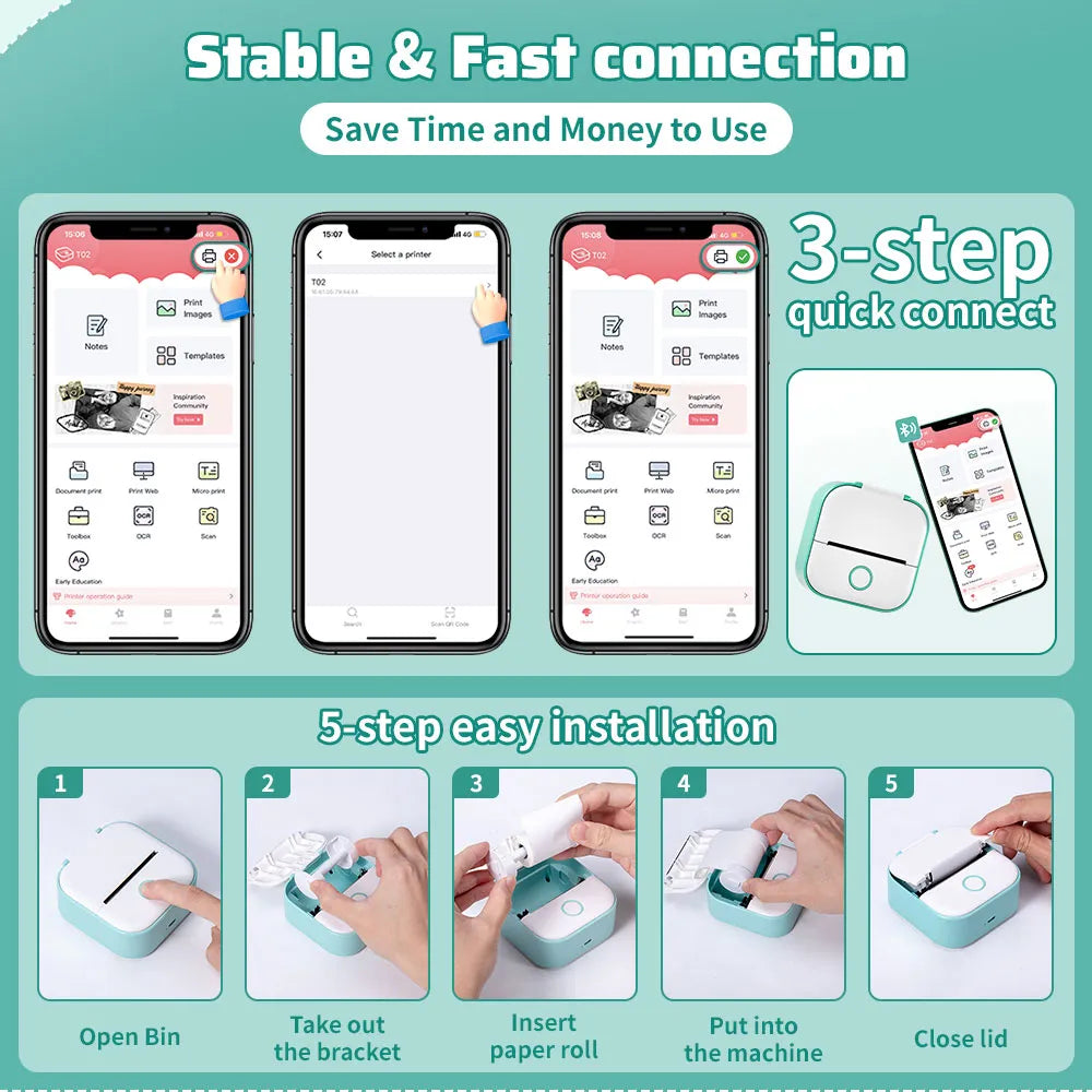 Wireless Sticker Printer