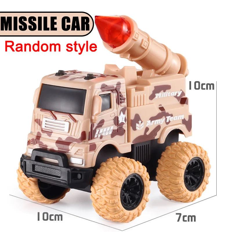 Pull Back Inertial Rotation Car – 4WD Off-Road SUV Racing Toy