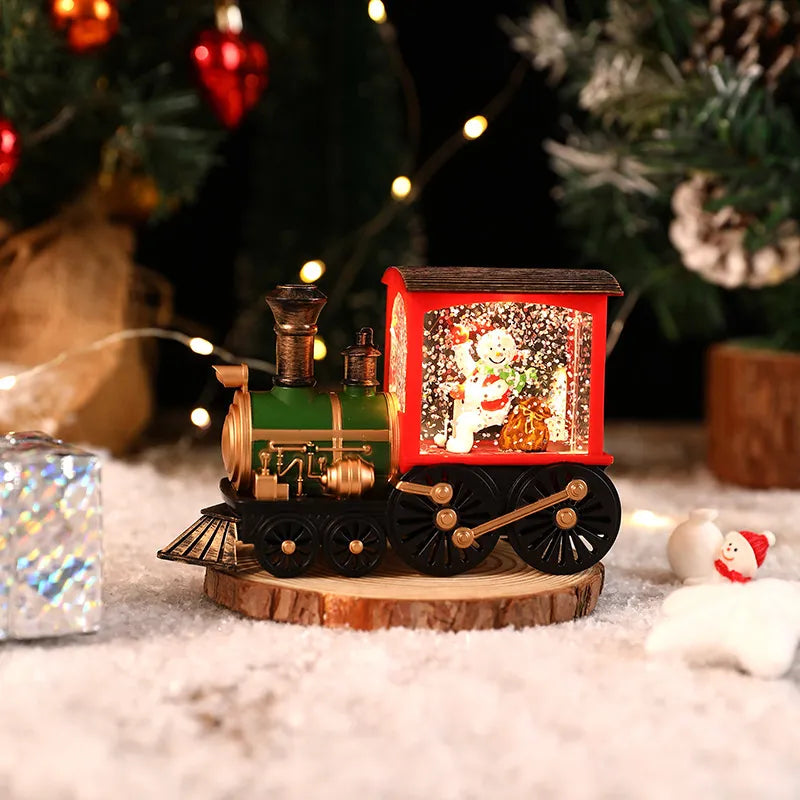 Christmas Train Music Box