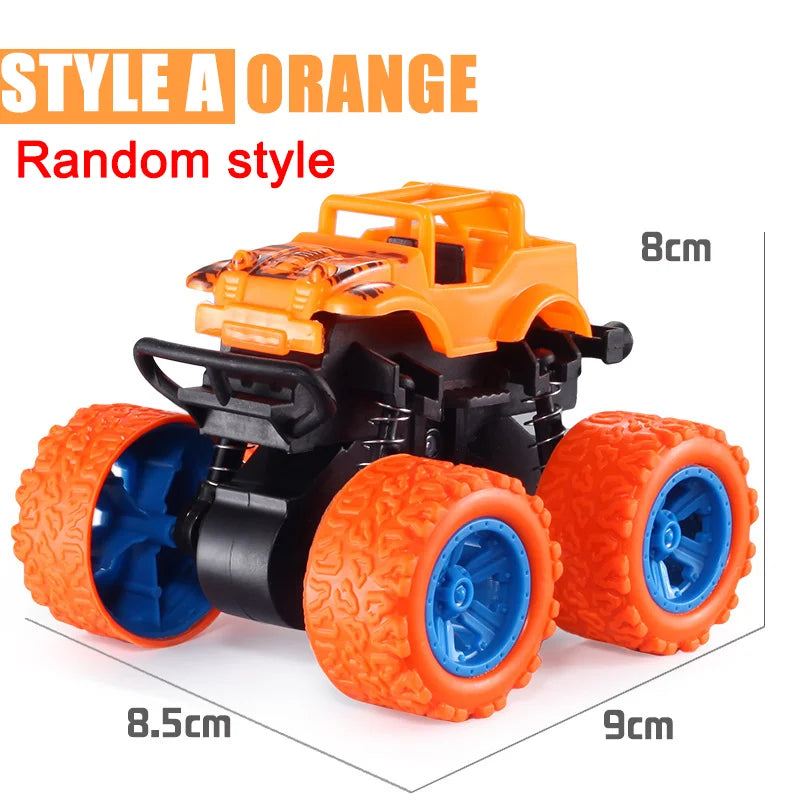 Pull Back Inertial Rotation Car – 4WD Off-Road SUV Racing Toy