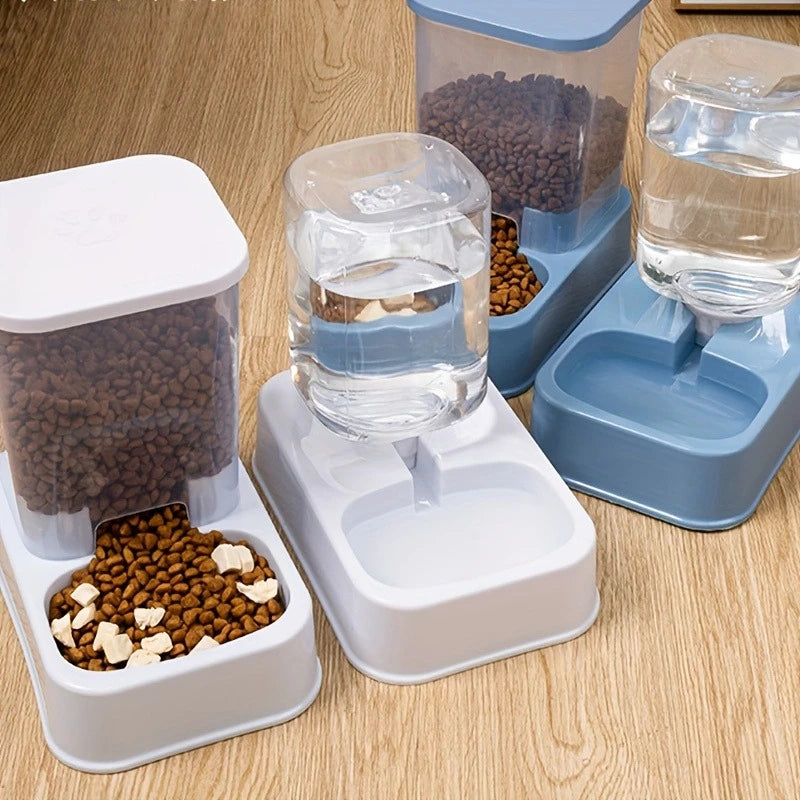 Automatic Cat & Dog Feeder with Drinker | Smart Portion Control Food & Water Set