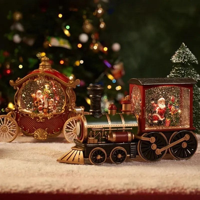 Christmas Train Music Box