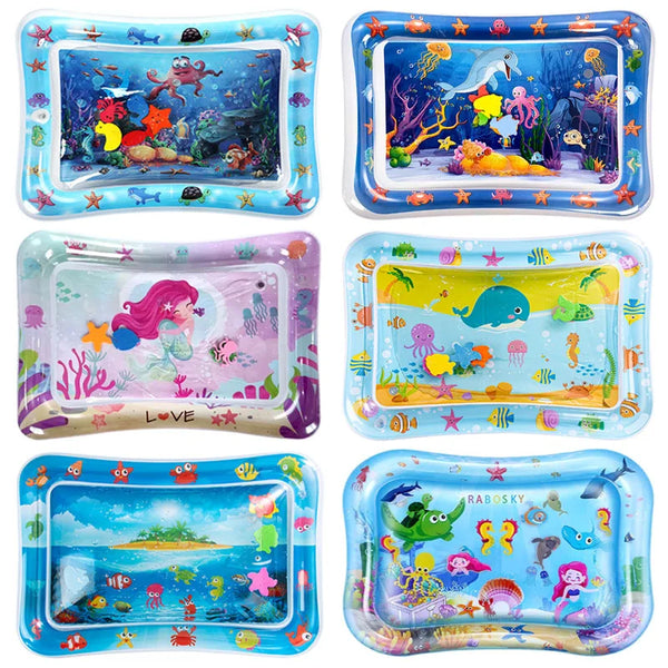 Baby Inflatable Water Play Mat | Tummy Time Activity Pad
