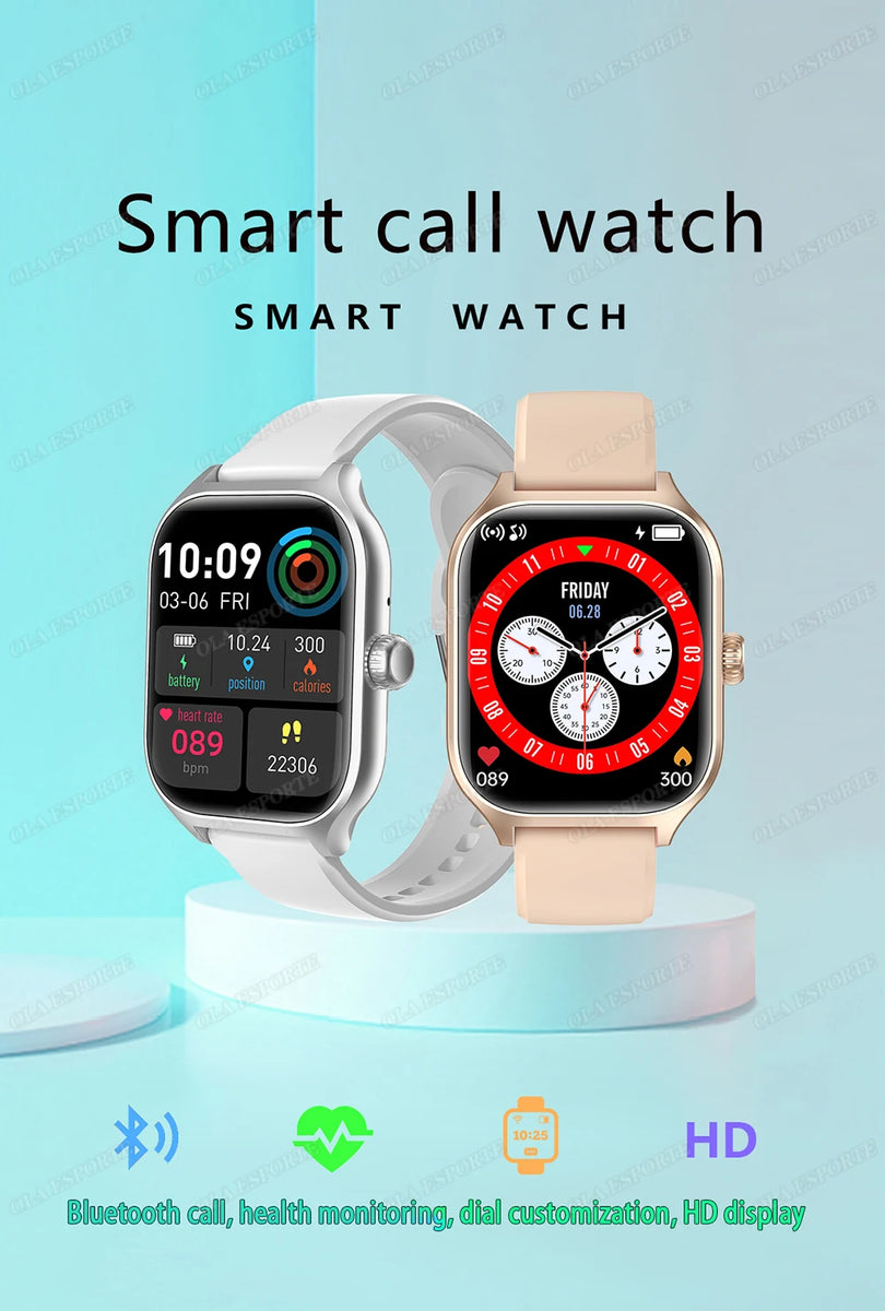 Smart Watch for Android & iOS – 1.83” HD Display with Bluetooth Calling
