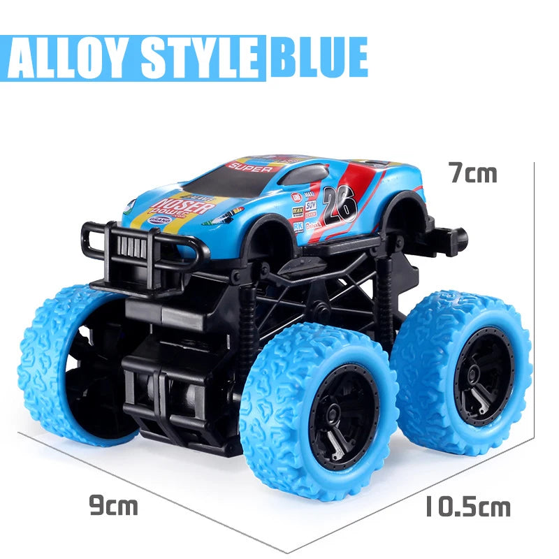 Pull Back Inertial Rotation Car – 4WD Off-Road SUV Racing Toy