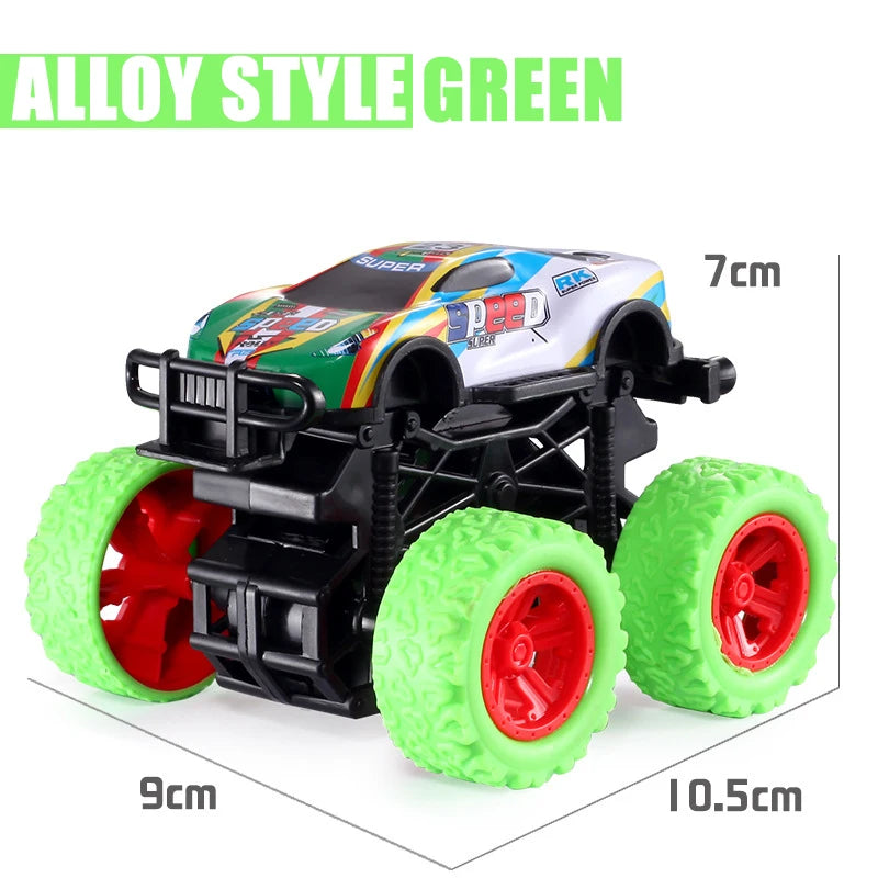 Pull Back Inertial Rotation Car – 4WD Off-Road SUV Racing Toy