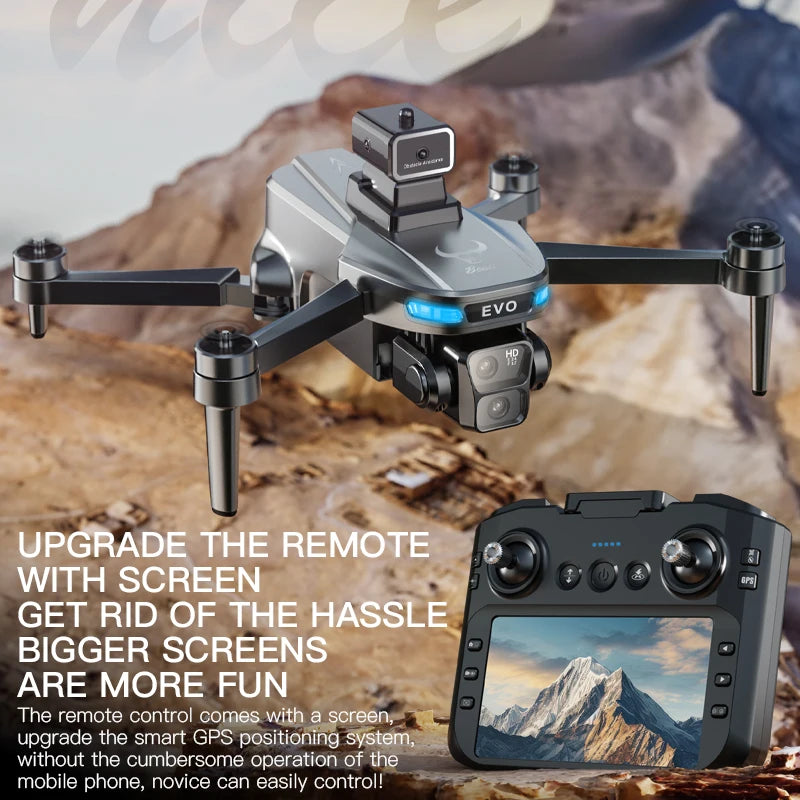 SG901 MAX GPS Drone with 8K Dual Camera & Obstacle Avoidance | Foldable Professional FPV Drone with Remote Screen