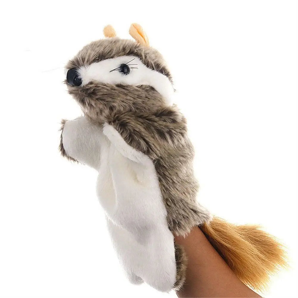 Animal Hand Puppet – Cute Cat Plush Doll for Storytelling & Play | Soft Cartoon Puppet Toy