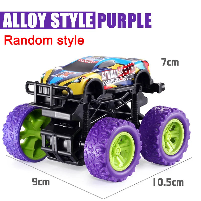 Pull Back Inertial Rotation Car – 4WD Off-Road SUV Racing Toy
