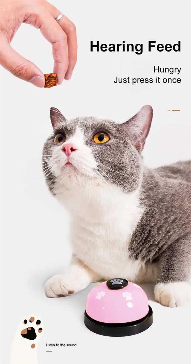 Pet Training Bell – Interactive Dinner Call Bell for Dogs & Cats | Fun Training & Communication Toy