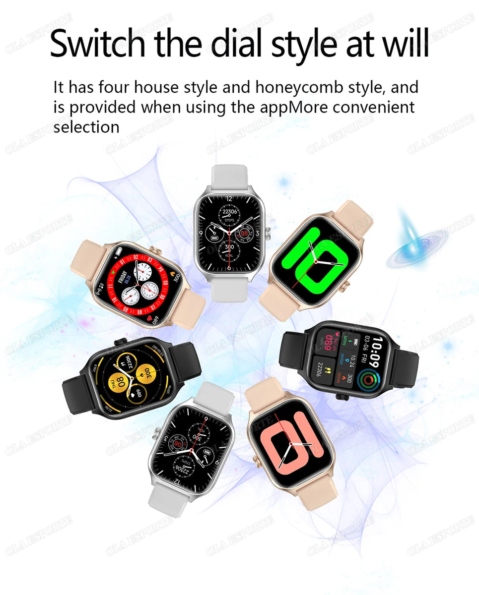 Smart Watch for Android & iOS – 1.83” HD Display with Bluetooth Calling
