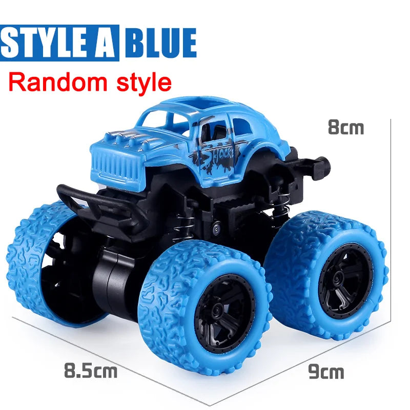 Pull Back Inertial Rotation Car – 4WD Off-Road SUV Racing Toy