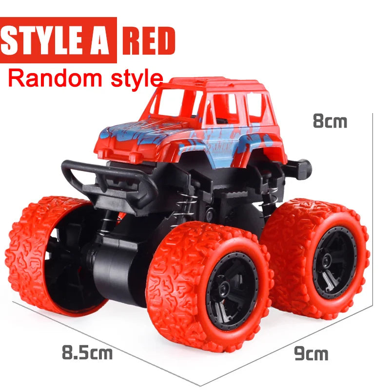 Pull Back Inertial Rotation Car – 4WD Off-Road SUV Racing Toy