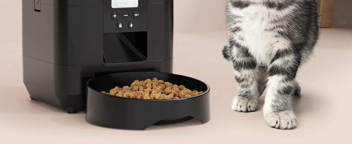 2L Smart Automatic Cat & Dog Feeder with APP Control | Timed Food Dispenser & Water Bowl Combo