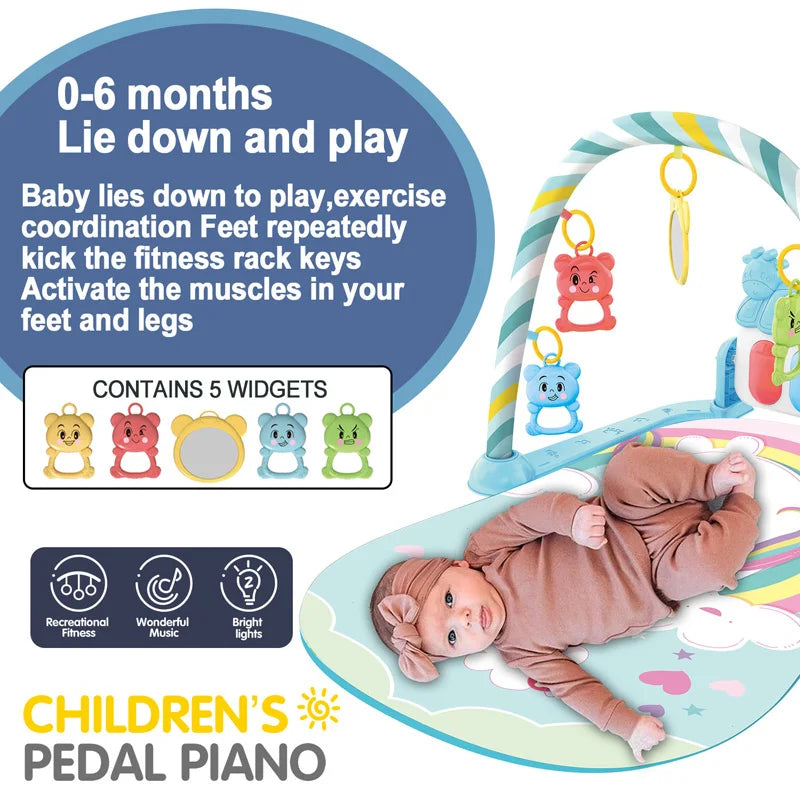 Kids Shopping Cart Toy | Musical Pretend Play Supermarket Trolley