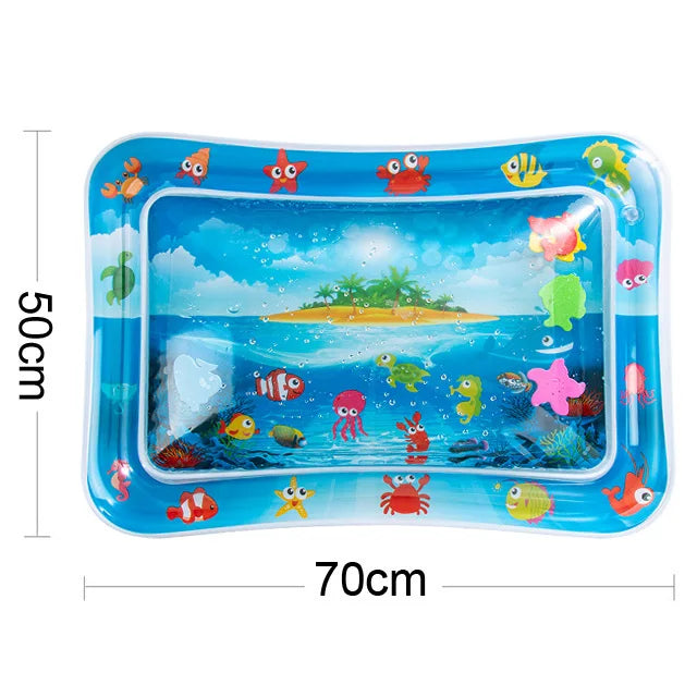Baby Inflatable Water Play Mat | Tummy Time Activity Pad