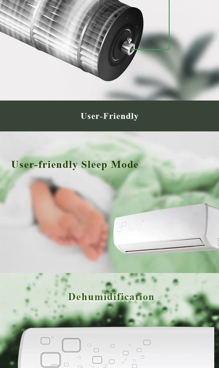 18,000 BTU Wall-Mounted Ductless Mini Split Air Conditioner – Cooling & Heating