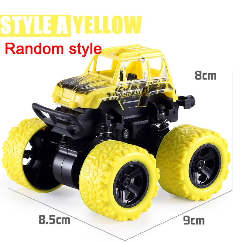 Pull Back Inertial Rotation Car – 4WD Off-Road SUV Racing Toy