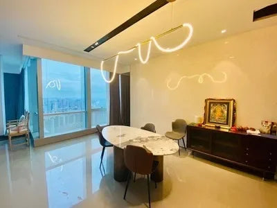 Nordic LED Long Hose Chandelier – Minimalist Pendant Light for Dining & Kitchen