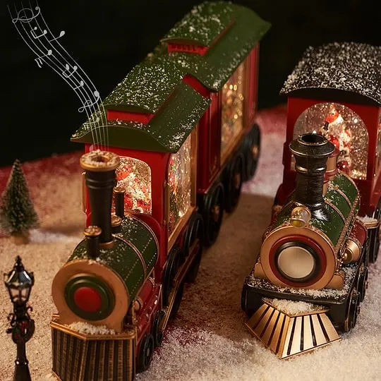 Christmas Train Music Box