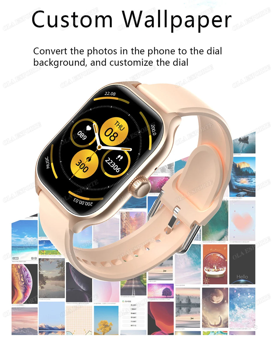Smart Watch for Android & iOS – 1.83” HD Display with Bluetooth Calling