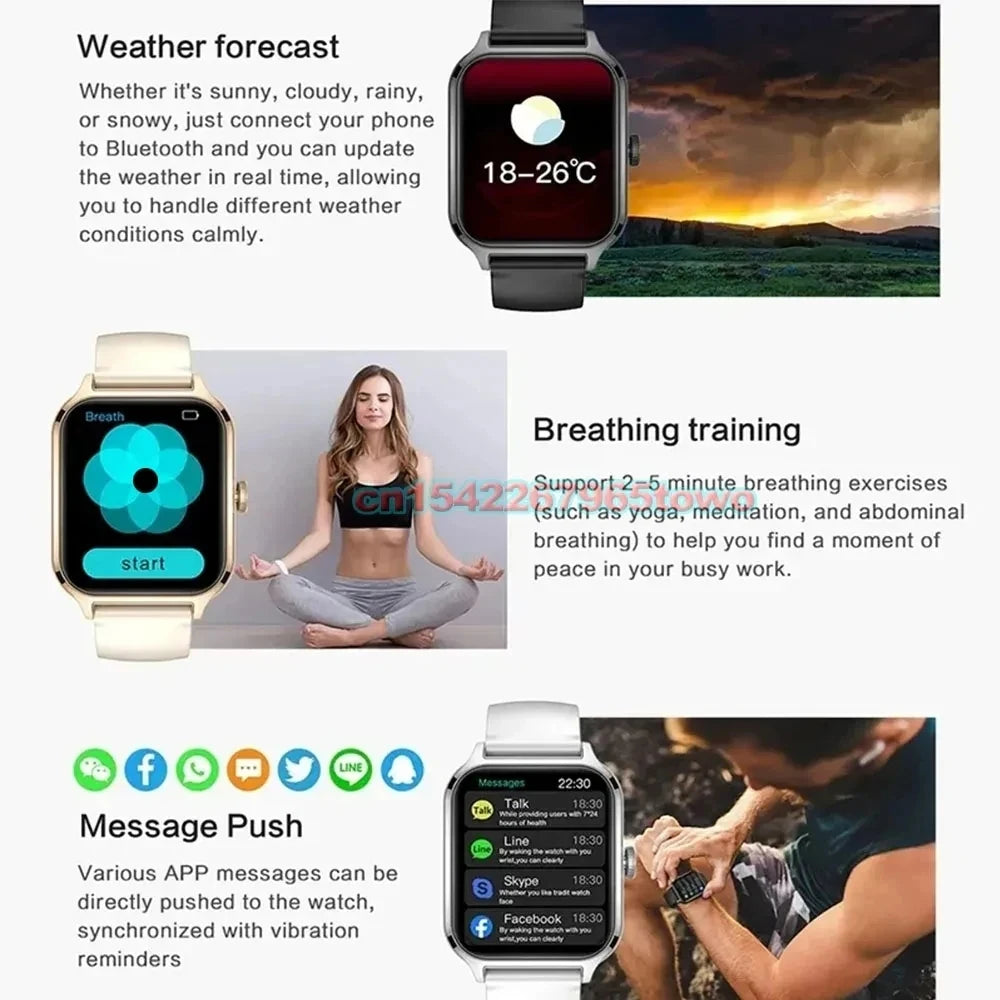 Smart Watch for Android & iOS – 1.83” HD Display with Bluetooth Calling
