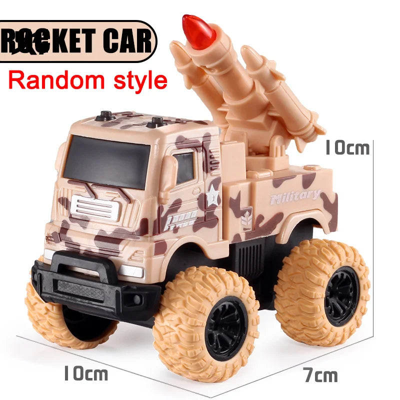 Pull Back Inertial Rotation Car – 4WD Off-Road SUV Racing Toy
