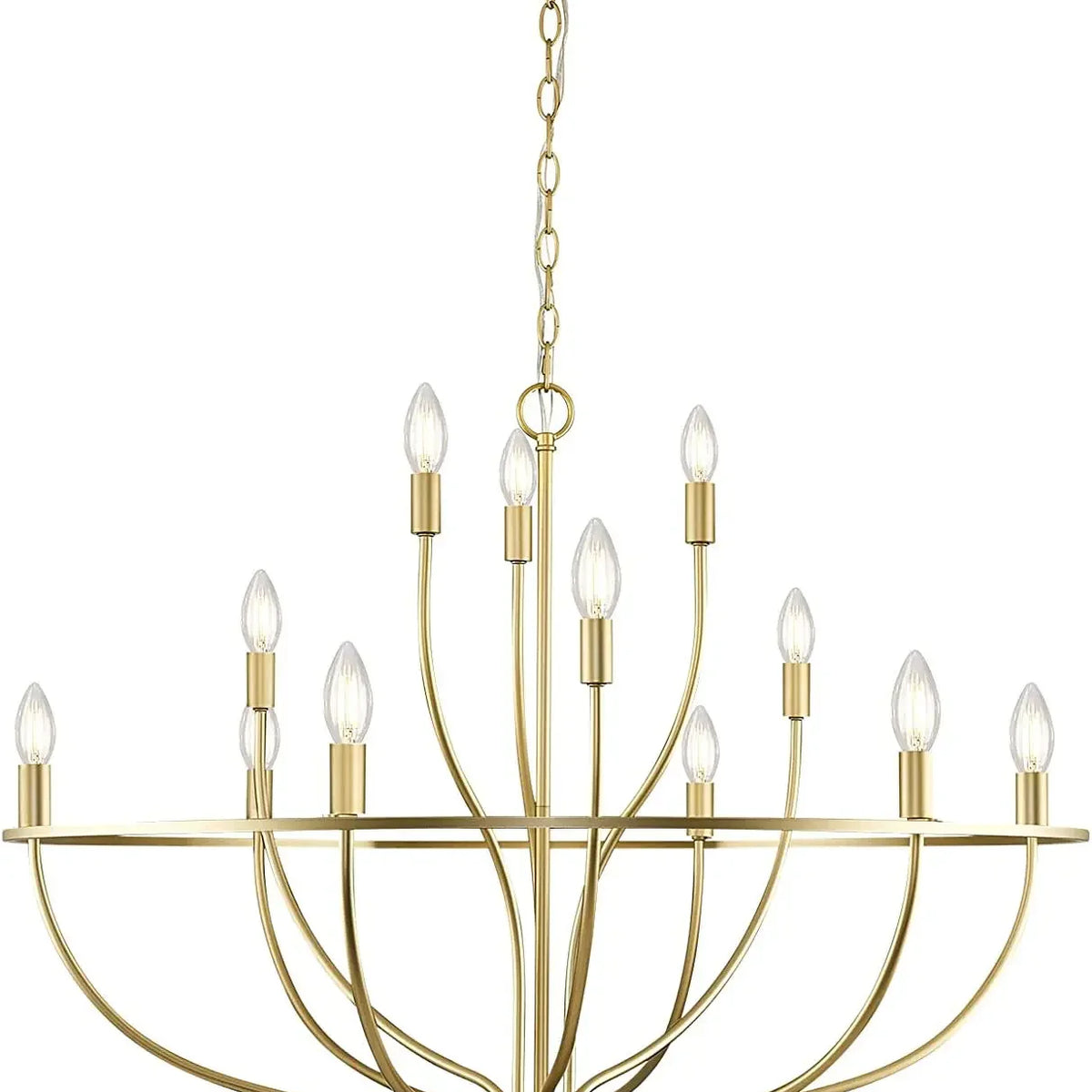 Modern Retro Iron LED Pendant Chandelier – Living & Dining Room Statement Light