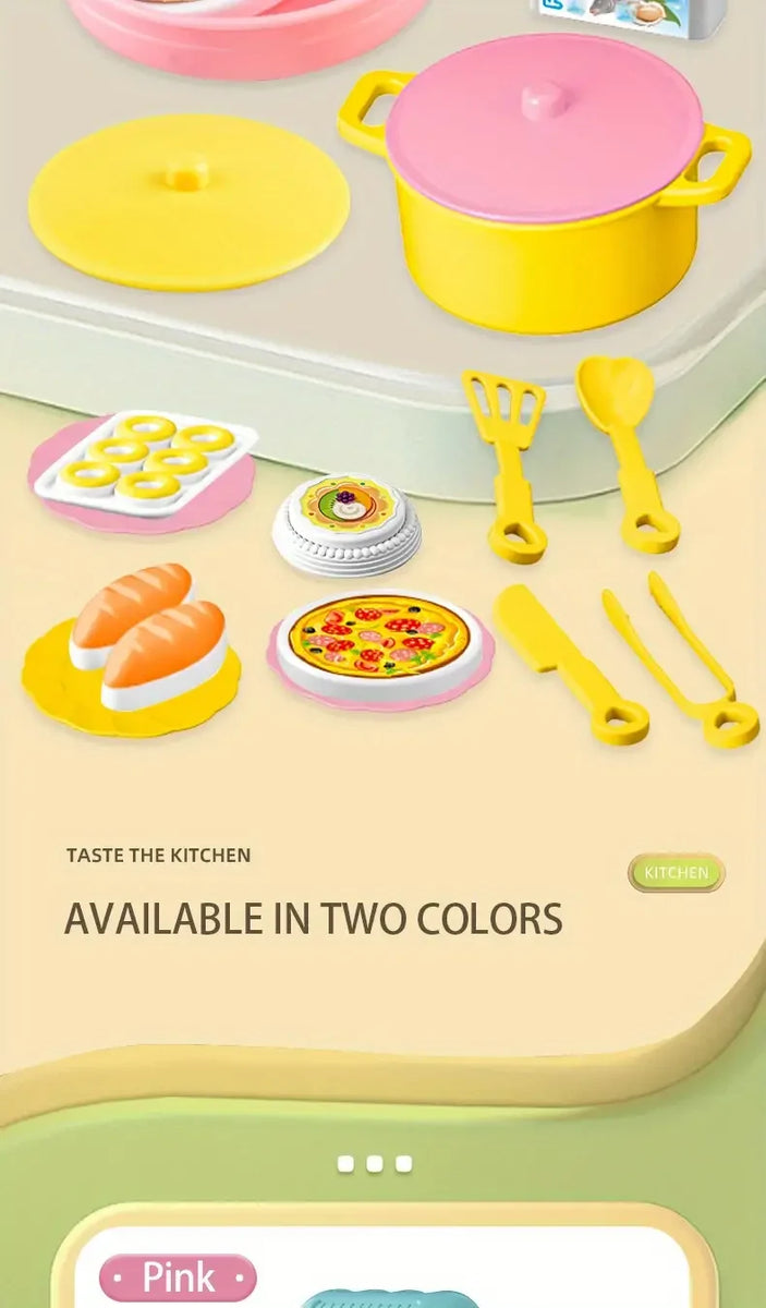 Mini Kitchen Counter Play Set | DIY Pretend Cooking Toy for Kids