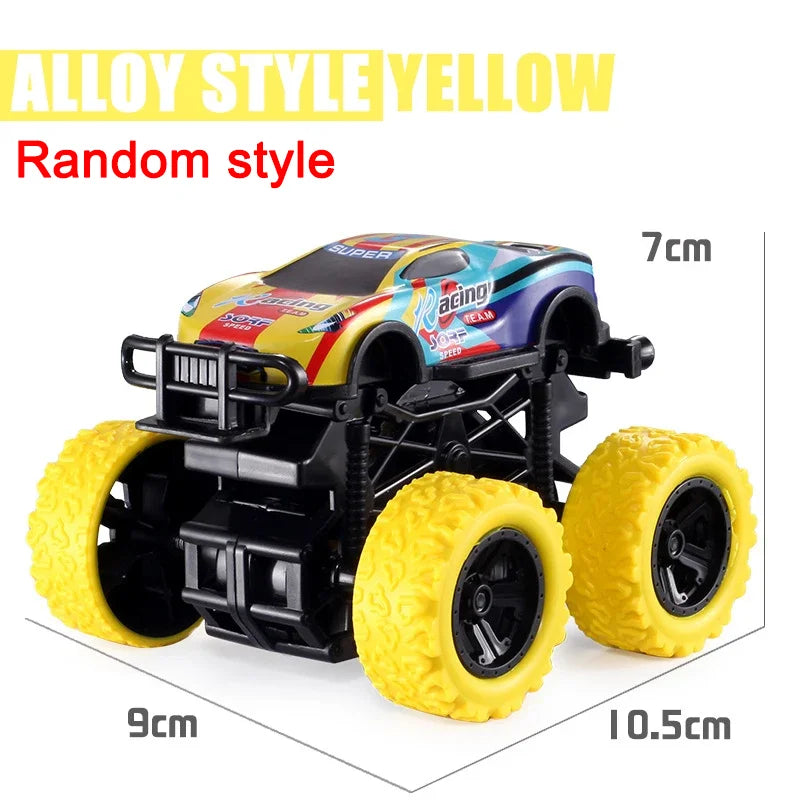 Pull Back Inertial Rotation Car – 4WD Off-Road SUV Racing Toy
