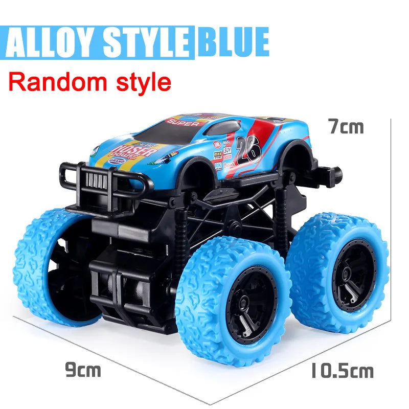 Pull Back Inertial Rotation Car – 4WD Off-Road SUV Racing Toy