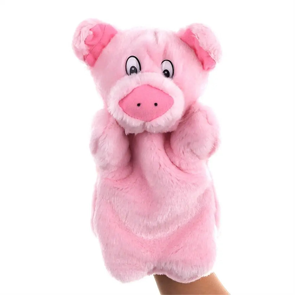 Animal Hand Puppet – Cute Cat Plush Doll for Storytelling & Play | Soft Cartoon Puppet Toy