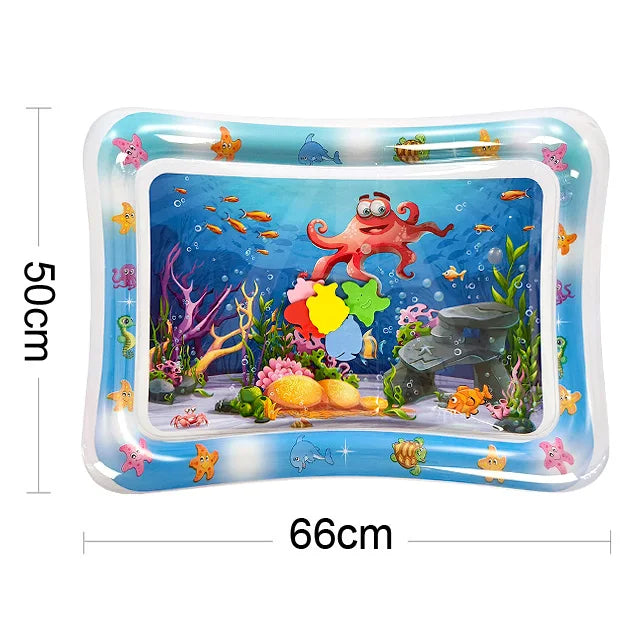 Baby Inflatable Water Play Mat | Tummy Time Activity Pad