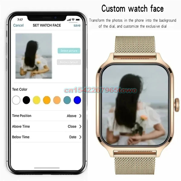Smart Watch for Android & iOS – 1.83” HD Display with Bluetooth Calling