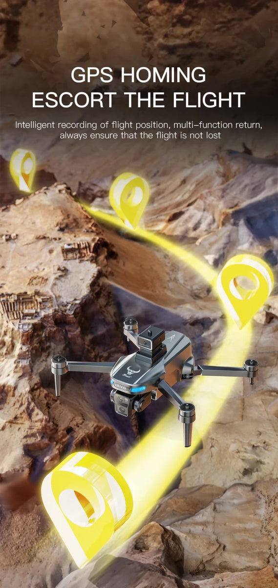 SG901 MAX GPS Drone with 8K Dual Camera & Obstacle Avoidance | Foldable Professional FPV Drone with Remote Screen