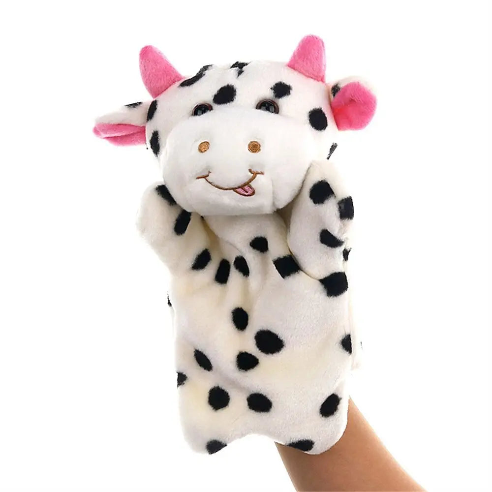 Animal Hand Puppet – Cute Cat Plush Doll for Storytelling & Play | Soft Cartoon Puppet Toy