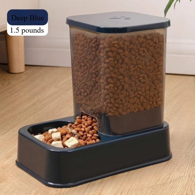 Automatic Cat & Dog Feeder with Drinker | Smart Portion Control Food & Water Set