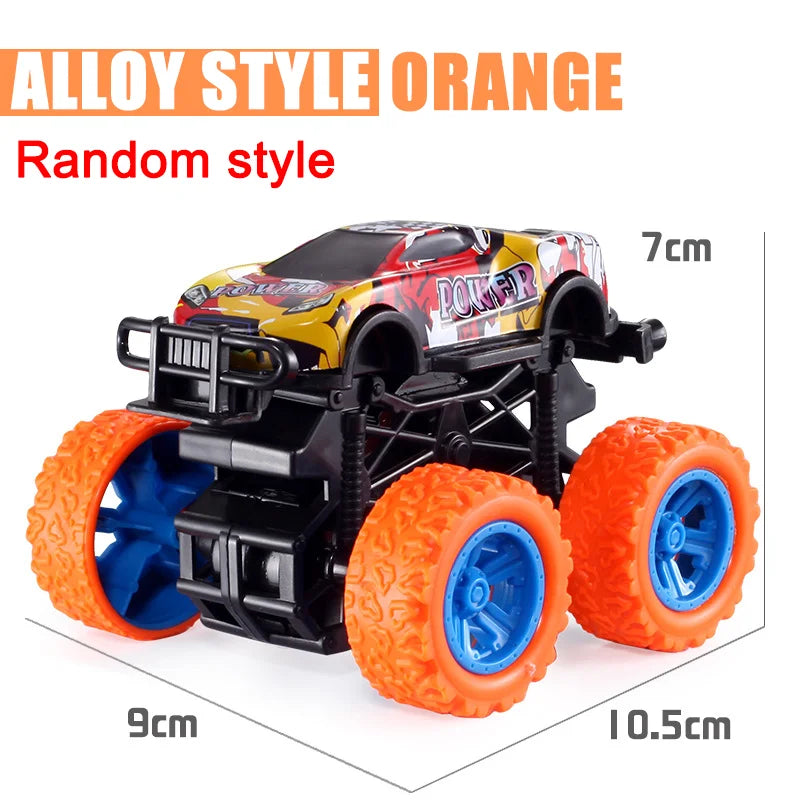 Pull Back Inertial Rotation Car – 4WD Off-Road SUV Racing Toy