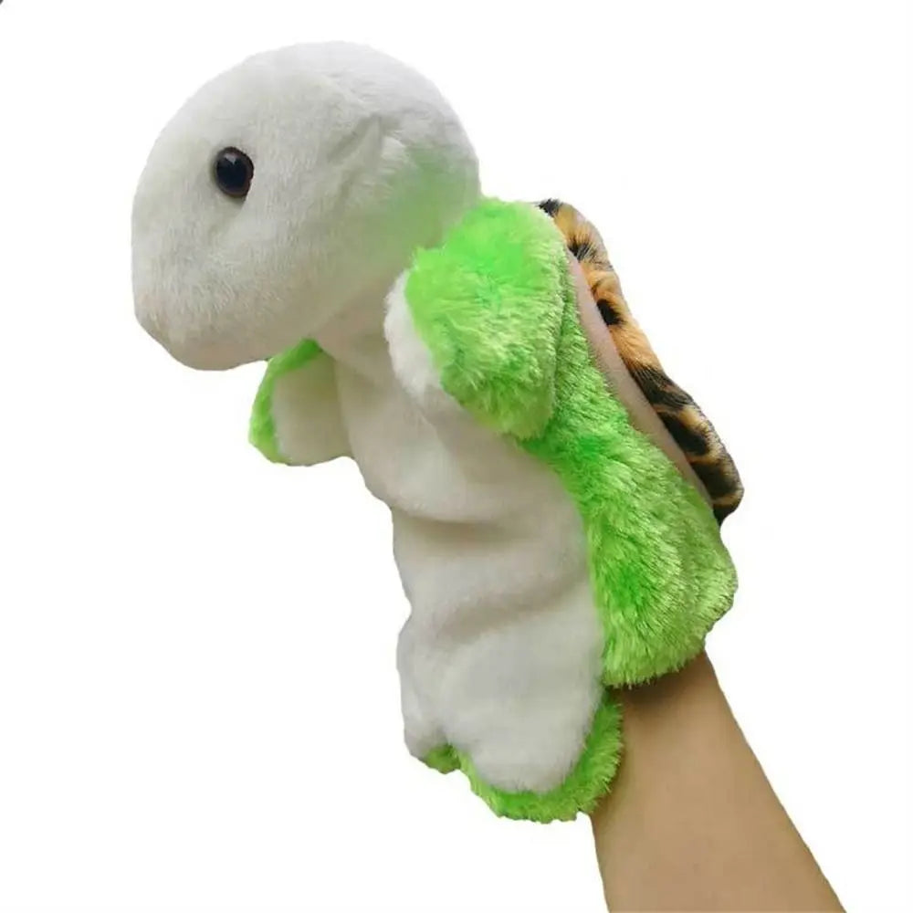 Animal Hand Puppet – Cute Cat Plush Doll for Storytelling & Play | Soft Cartoon Puppet Toy