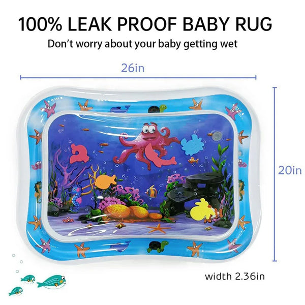 Baby Inflatable Water Play Mat | Tummy Time Activity Pad