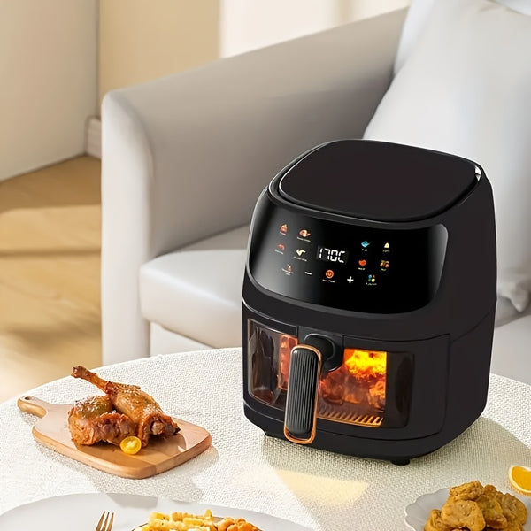 🍗 6L Electric Air Fryer Oven | Smart Touch Control & Multifunctional Cooking