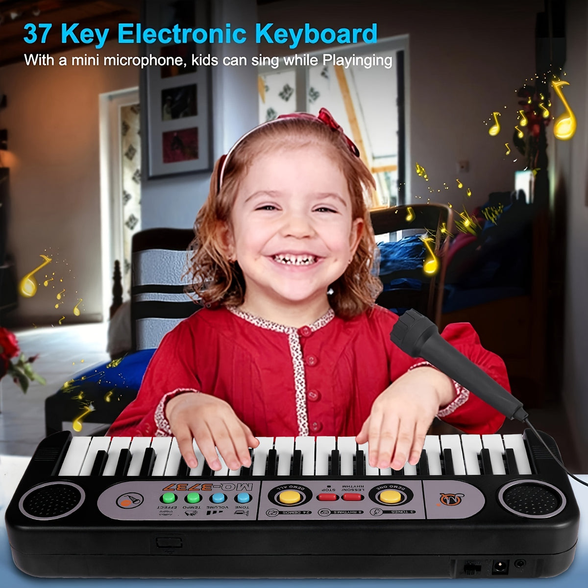 Monophonic 37-Key Electronic Piano for Children – Fun & Educational Beginner’s Keyboard