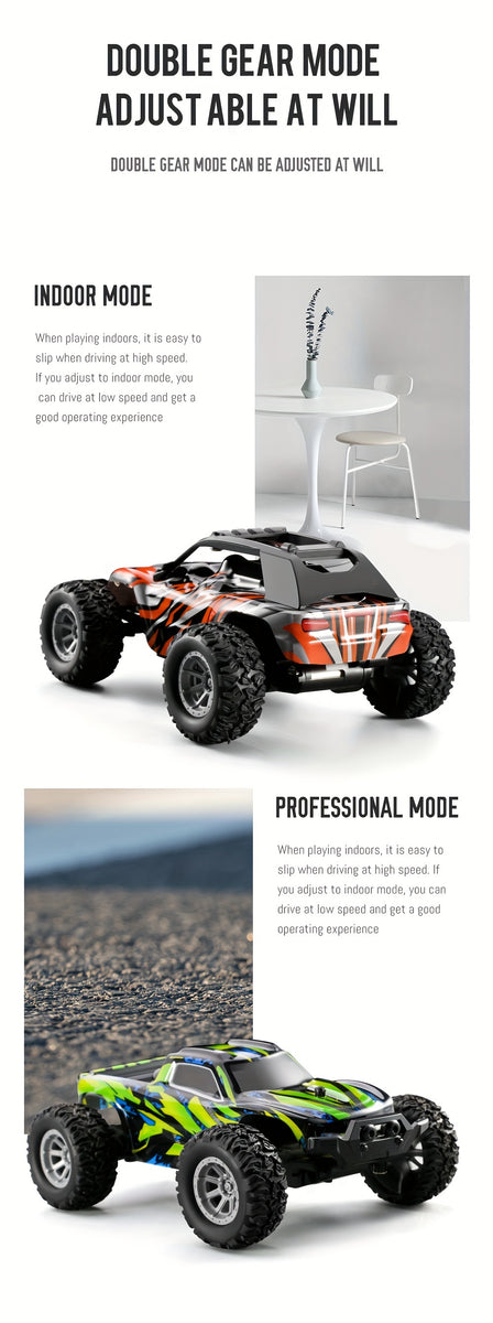 1:32 RC Car – 20km/h High-Speed All-Terrain Off-Road Electric Toy Car
