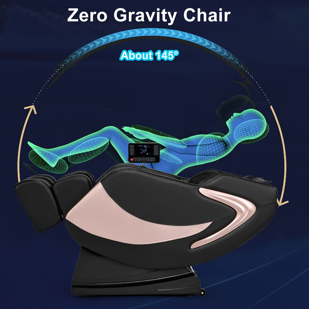 Ergonomic Zero Gravity Massage Chair with Heat Therapy