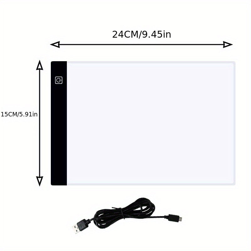 LED Drawing Copy Board for Kids – 3-Level Dimmable Painting Tablet