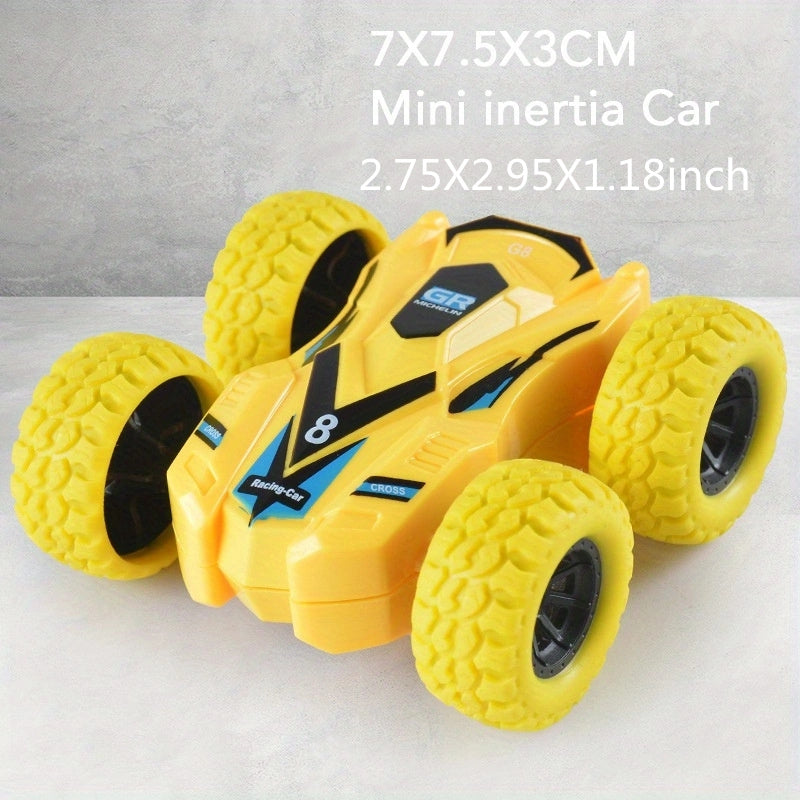 Double-Side Vehicle Inertia Toy Car – Safe & Shatter-Proof Fun for Kids